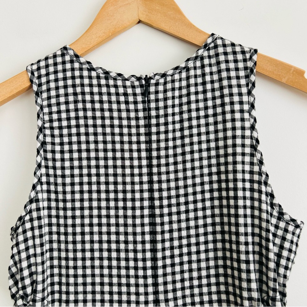 Zara Kids Gingham Wide Leg Jumpsuit - Picture 7 of 8